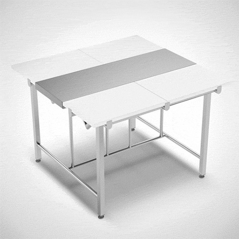 Doppelstufenarbeitstisch Highline Typ DST-H-120-70 HL | Mohn GmbH