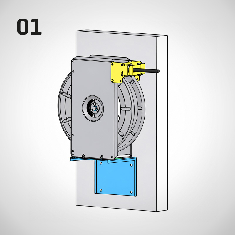 Pos. 1 - Winkelkonsole für festen Wandanbau parallel zur Wand Typ KHD | Mohn GmbH