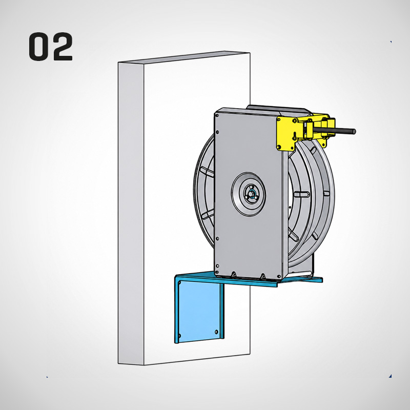 Pos. 2 - Winkelkonsole für festen Wandanbau rechtwinklig zur Wand Typ KHD | Mohn GmbH