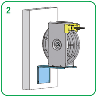 Pos. 2 - Winkelkonsole für festen Wandanbau rechtwinklig zur Wand Typ KHD | Mohn GmbH