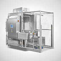 Kabinen-Waschanlage Typ KWA-300 zur Reinigung von 200 Liter oder 300 Liter Normwagen | Mohn GmbH