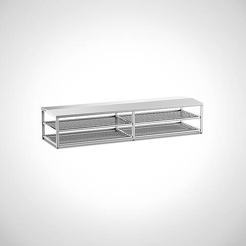 Swing-over bench made of stainless steel Type USB Ecoline D-2-6, item no. 46.00.02.53 