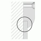 HDPE-Wandschutz mit Sockelaussparung (OPTION)