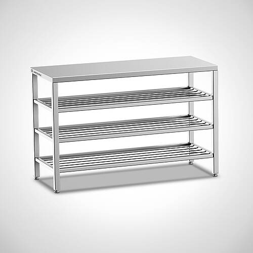 Swing-over bench made of stainless steel Type USB Ecoline E-3-3, item no. 46.00.02.33 