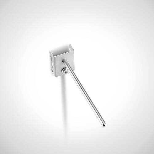 Werkzeughalter mit geradem Dorn für Lochwand Typ WZH-GD 125, Art.-Nr. 44.20.04.07 