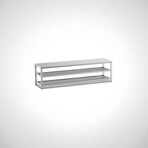 Swing-over bench made of stainless steel Type USB Ecoline E-2-5, item no.46.00.02.31 
