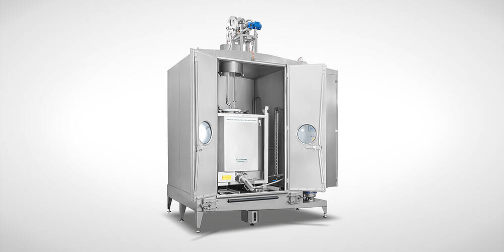 Kabinen-Waschanlage für IBC-Container und Palettengestell, Id.-Nr. 24-62164 