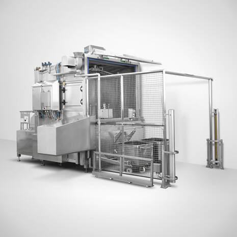 Cabin washing system Type KWA-DUO for 2 pcs. of norm trolleys | Mohn GmbH