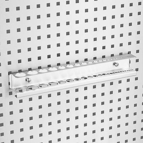Halterung für 24 Bohrer/Innensechkantschlüssel Typ SKH-24 zur Aufhängung an Lochwände/Werkzeugwände, Art.-Nr. 44.20.03.86