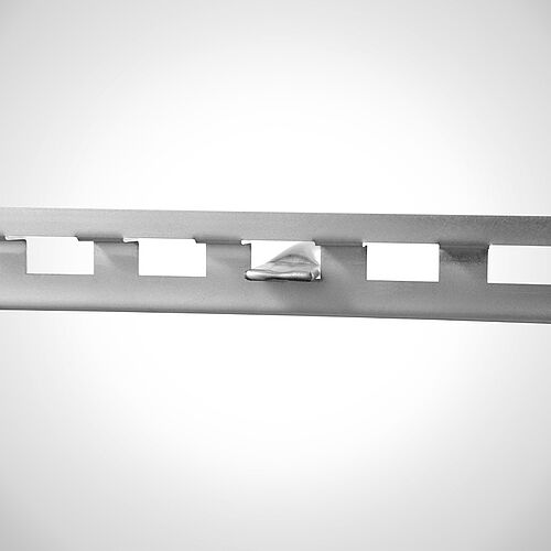 Rauchstock aus Rundrohrprofil mit flachen Enden Typ RS-ER-G 1000 SONDER, Id. Nr. 24-60140.3