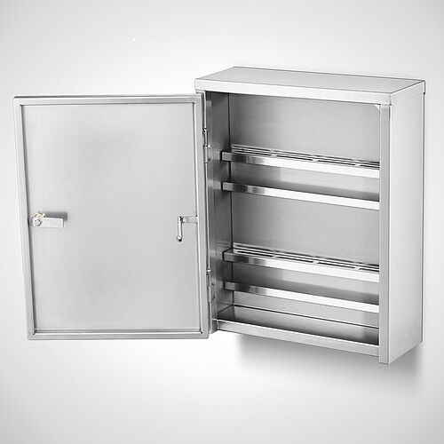 Wandhängender Prüfkartenschrank, abschließbar Typ PRFS-W-SON, ID 22-65167