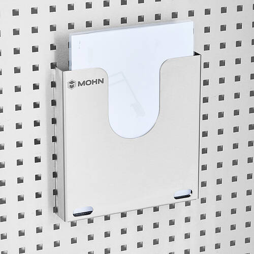 Dokumentenhalter Typ DHA-LW-DIN-A4 für Mohn-Lochwände, Art.-Nr. 44.20.04.31 