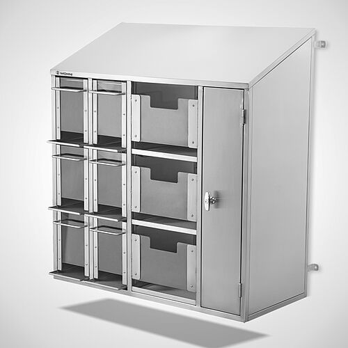 Wall-mounted dispenser cabinet for disposable clothing and protective equipment Type ESS-W/VA-6-3 FZ 110-50, Id. no. 24-61440-1 