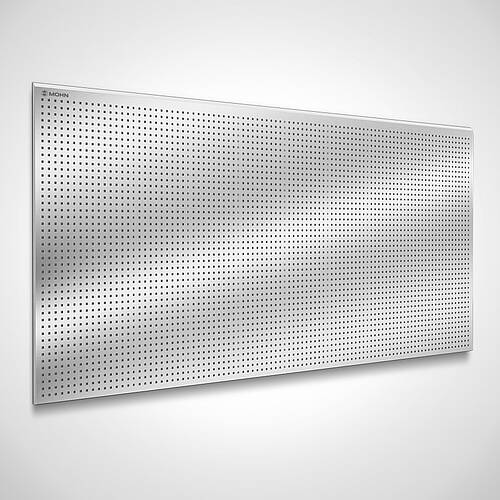 Unfitted perforated wall with sloping roof, type LW-W/HD 290-140, item no. 44.20.03.35 
