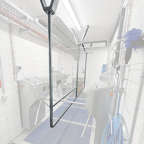 Railing for ceiling-mounted installation Type DGL | Mohn GmbH