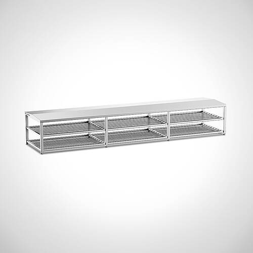 Swing-over bench made of stainless steel Type USB Ecoline D-2-8, item no. 46.00.02.56 
