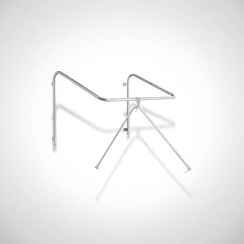 Apron wall wardrobe, Model SWG-HL 1000, Item No. 18.00.02.90, with optional apron hanger 