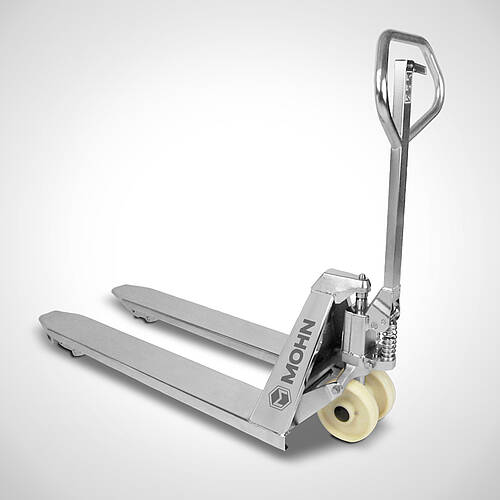 Pallet truck type GHW 2000 -100% stainless steel (V4A/V2A), Art. No. 30.00.00.11
