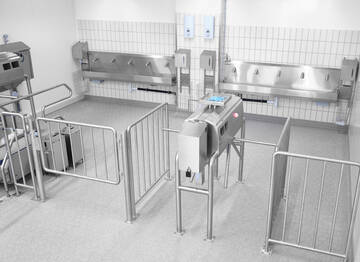 Personnel hygiene station - Hochwald Foods Mechernich-Germany | Mohn GmbH