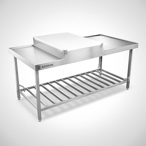 Wulstrand-Zerlegetisch für die Fischverarbeitung Typ WRZT-R-200-100-SON, Id.-Nr. 23-64746-2 