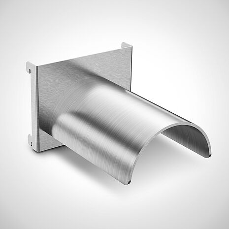 Halter, halbrund Typ HH-D75 für Kabel/ Schläuche zur Anbringung an Lochwand | Mohn GmbH