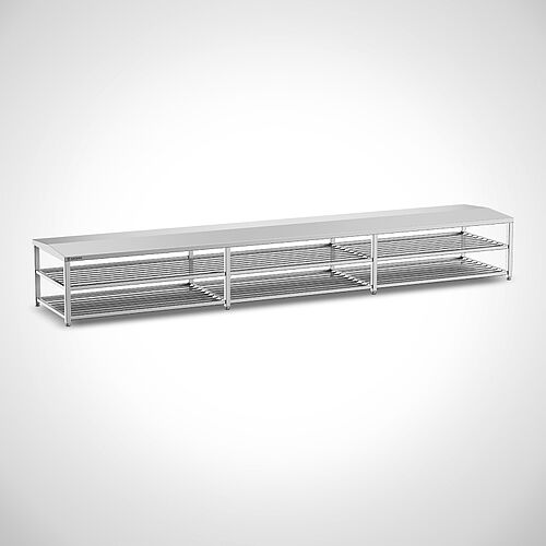 Überschwenkbank aus Edelstahl Typ USB-D 2-10 Ecoline, Art.-Nr. 46.00.02.57 