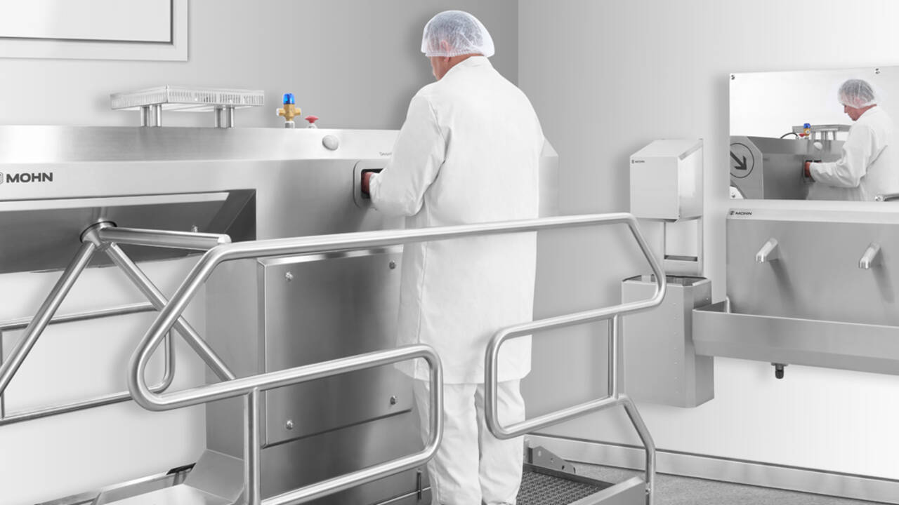 Hygiene stations for the food industry MOHN GmbH Mohn GmbH