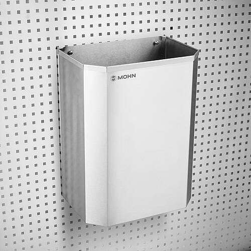 Abfallbehälter für Lochwand Typ ABH-G, große Ausführung, Art.-Nr. 44.20.04.34