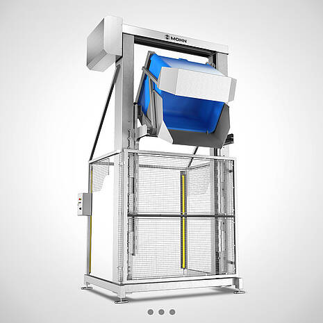 Double-Column Lift and Tilting System for big-boxes Type HKV-BB 2 - Mohn GmbH