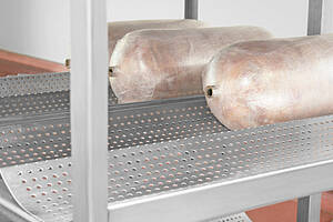 Kebab transport rack Type DTG-5-100-92 in the blast freezer, ID 05-60020 