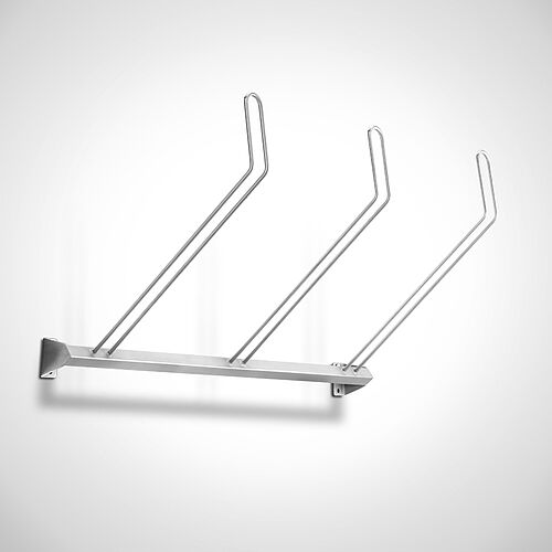 Eimer-Abtropfhalter aus Edelstahl für 3 Eimer Typ EAH-3-HL, Art.-Nr. 48.00.00.13 