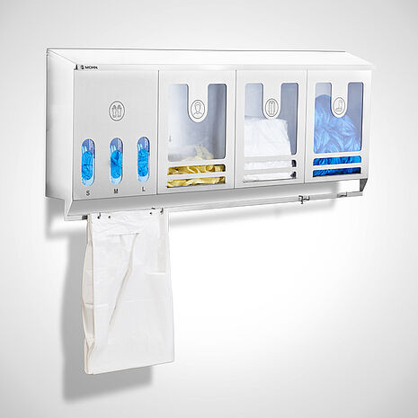 Multi-Spender Spezial für Einwegbekleidung Typ EHS+EMS-III | Mohn GmbH