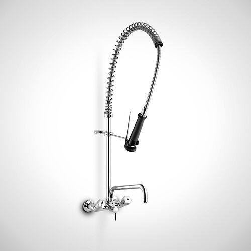 Dish shower Type GEWB-2 L/W Highline, 2-hole wall-mounted mixer tap, art. no. 93.00.00.74 