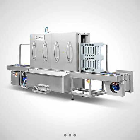 Pallet washing system without prewash zone | Mohn GmbH