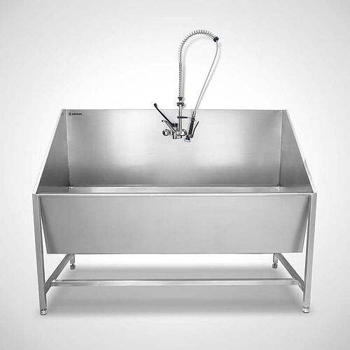 Parts washing station with feet Type TW-S 200x80 SON with optionally dish shower, art. no. 22-65135 +93.00.00.36 