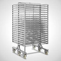 Smoking trolley RW-H form with 21 shelves and layer type no. 6 for wire grids ( 940 x 1005 mm) and smoking sticks 1000 mm, ID 24-61631-1 