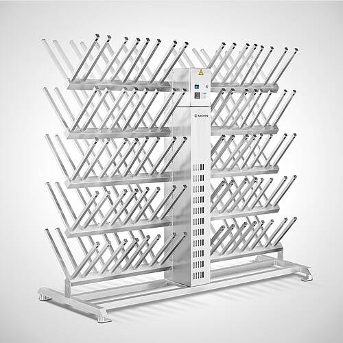 Stiefel-/Clogtrockner Typ STTG-S 80 ECOLINE für 80 Paare, doppelseitig bestückbar, Art.-Nr. 10.00.05.07