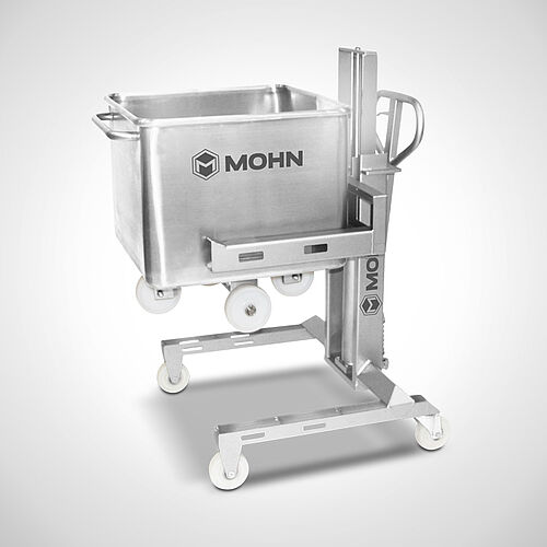 Hubhilfe für Normwagen aus Edelstahl | Mohn GmbH