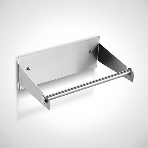 Paper/cleaning roll holder type PRH-370 for attachment to perforated wall, Art. no. 44.20.03.98 