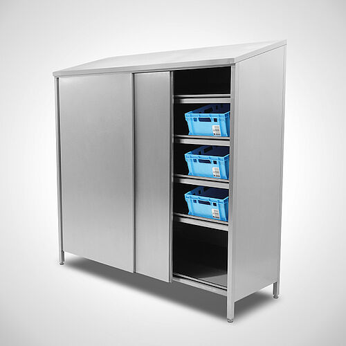 Storage cabinet for Euronorm container type LR-E-5-5-SRS 218-70, ID no. 16-62721