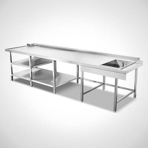 Sink unit with 2 shelves and 1 sink type SPT-1B-MA-B-SON 345-95, ID no. 24-91954-5 