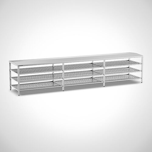 Überschwenkbank aus Edelstahl Typ USB-D 3-10 Ecoline, Art.-Nr. 46.00.02.59