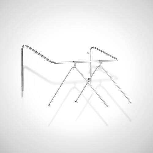 Apron wall wardrobe, Type SWG-HL 1500, Item No. 18.00.02.91, with optional apron hanger 