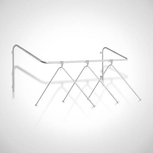 Apron wall wardrobe, Type SWG-HL 2000, Item No. 18.00.02.92, with optional apron hanger 