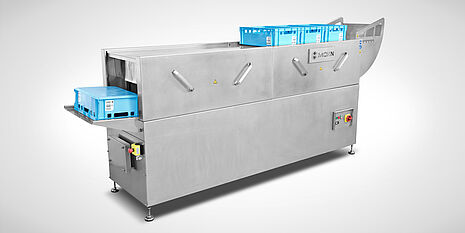 Box washing system with drying Type DLWA-A 180 Ecoline | Mohn GmbH