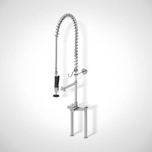 Dishwashing shower type GWBEH-2 L/S Highline V4A, 2-hole - standing mixer tap, item no. 93.00.00.92 