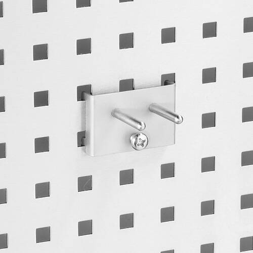 Werkzeughalter mit doppeltem Haltedorn Typ DWZH-GD 35 zur Anbringung an Lochwand, Art.-Nr. 44.20.04.08 