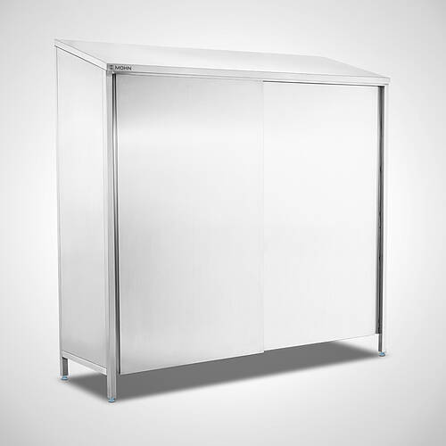 Edelstahl-Lagerschrank für Euronormbehälter Typ LS-EK 5/5, Art.-.Nr. 44.20.09.20, Kapazität: 5 Etagen je 5 Behälter nebeneinander Edelstahl-Lagerschrank für Euronormbehälter Typ LS-EK 5/5, Art.-.Nr. 44.20.09.20, Kapazität: 5 Etagen je 5 Behälter nebeneinander