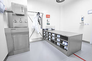 Handhygienestation Cleancenter Typ HL-CCI SONDER mit Faltpapier-Handtuchspender HTSP-O, ID 22-65037