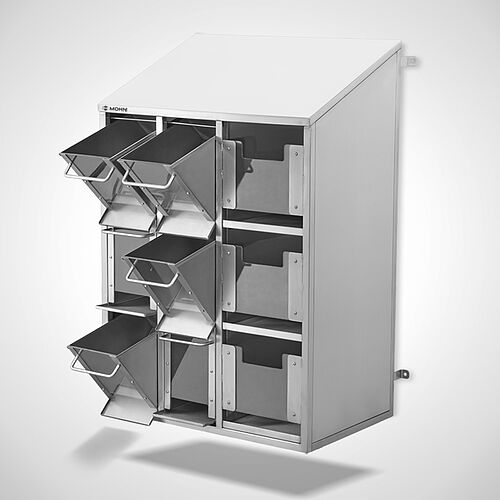 Wall-mounted dispenser cabinet for disposable clothing and protective equipment Type ESS-W/VA-6-3 80-50, Id. no. 24-61440-2 